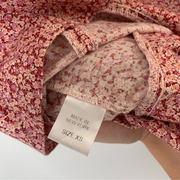 Petersyn pink floral ruffle front maxi skirt - Picture 13 of 13